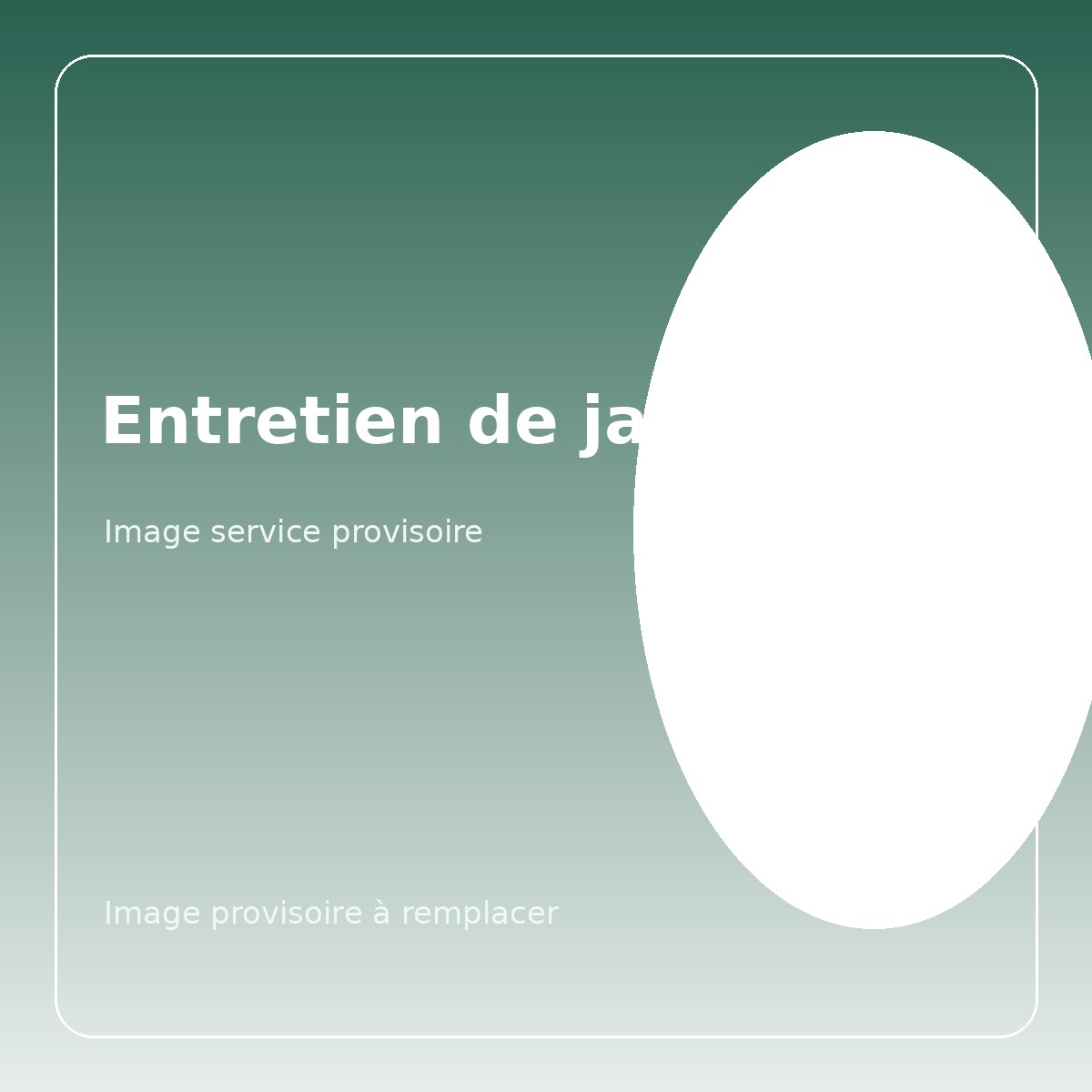 Entretien de jardin